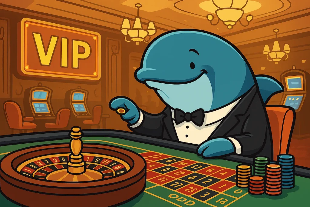 blue whale high stakes gambling 