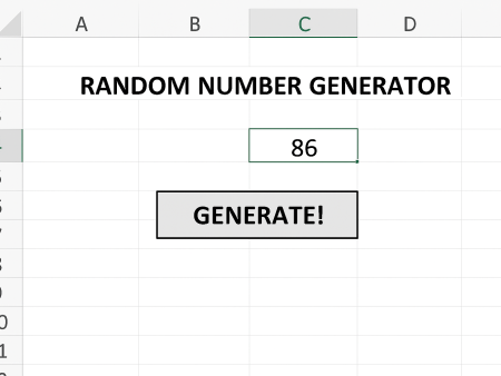 How to Create a Simple Random Number Generator in Excel