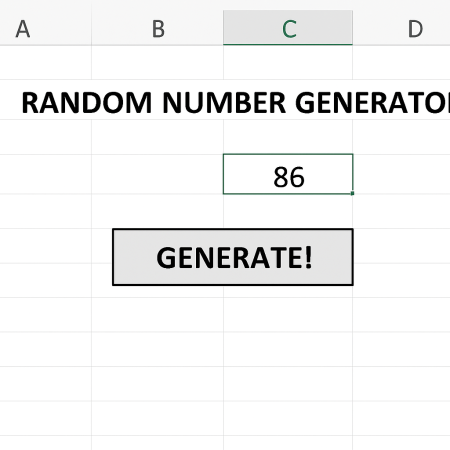 How to Create a Simple Random Number Generator in Excel