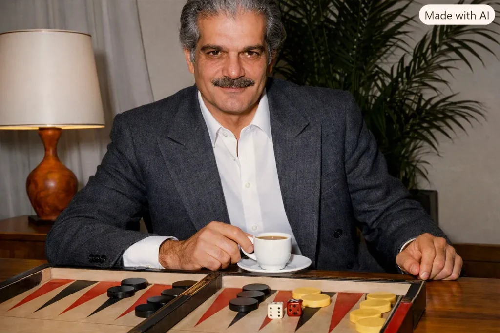 celebrity backgammon players
