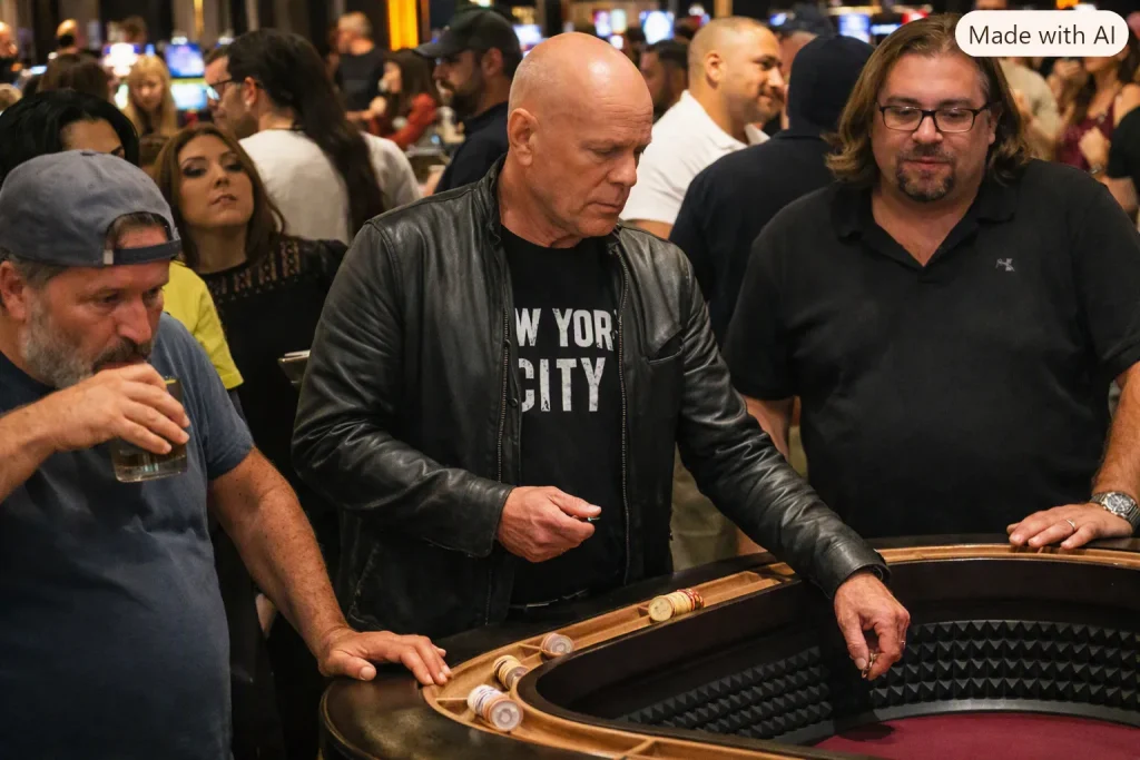 celebrity gamblers bruce willis