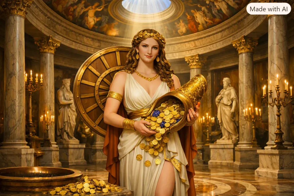 Fortuna goddess of fortune gods of good luck