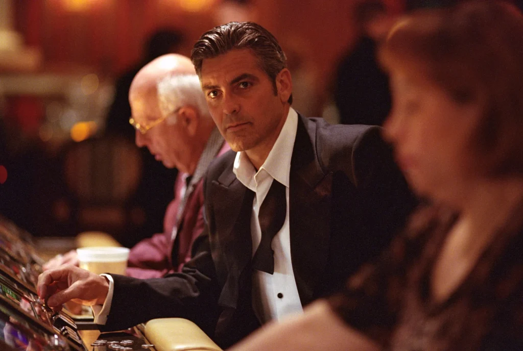 casino loving movie stars george clooney