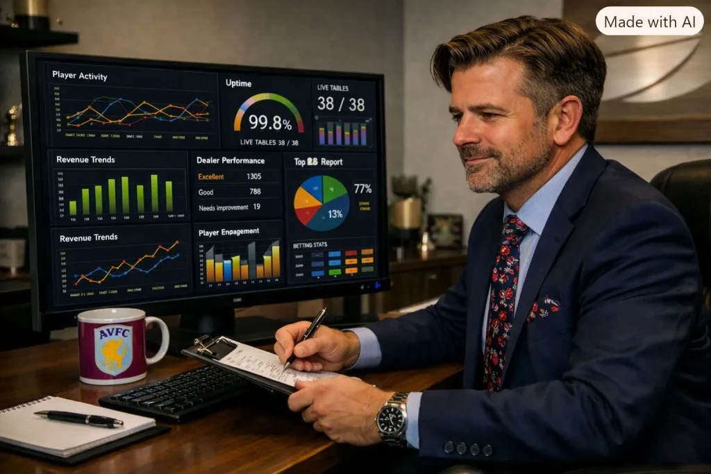 live casino studio operations manager